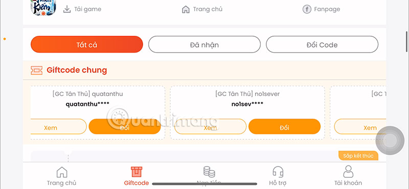 code-tan-nhat-kiem-gh-2 gift code tân nhất kiếm gh