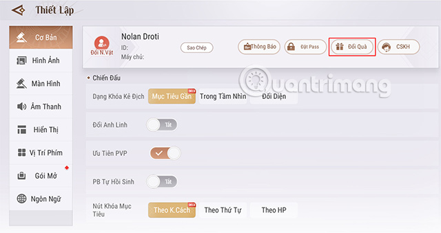 code-thien-du-4 Hướng dẫn nhập code Revelation Thiên Dụ