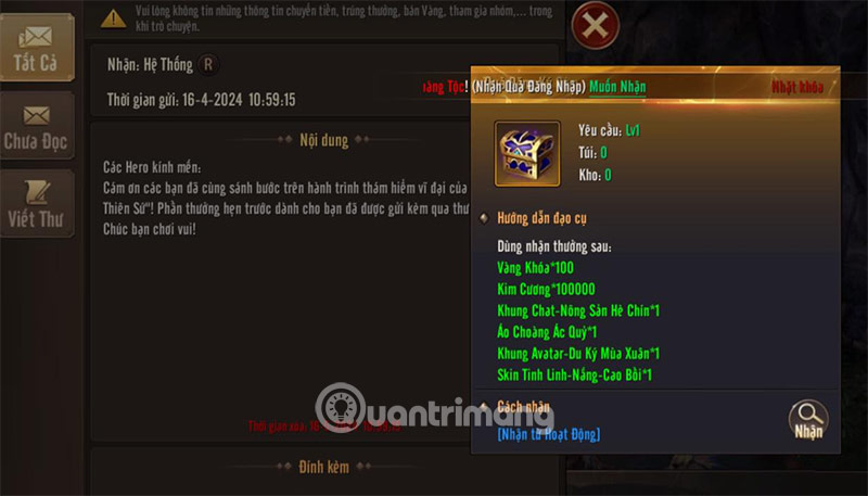 code-tqts-6 thánh quang thiên sứ giftcode