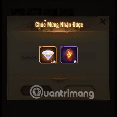 code-truyen-thuyet-thanh-thu-cmn-6 Tiến hành thu thập vật phẩm vào túi đồ.