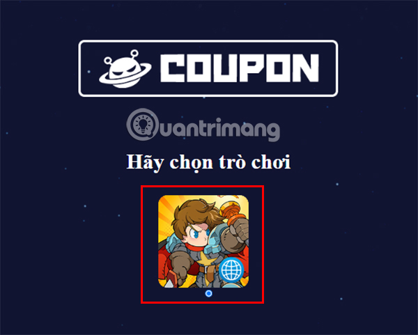 code-vahns-quest-4 Chọn Vahns Quest từ danh sách game.