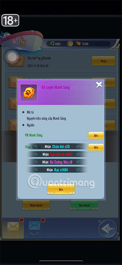 code-vo-luyen-dinh-phong-8 nhap giftcode vo luyen dinh phong