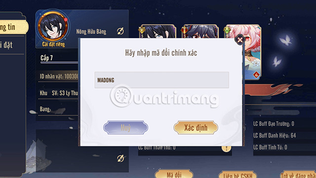 code-vu-tru-phong-than-5 Hướng dẫn nhập code Vũ Trụ Phong Thần